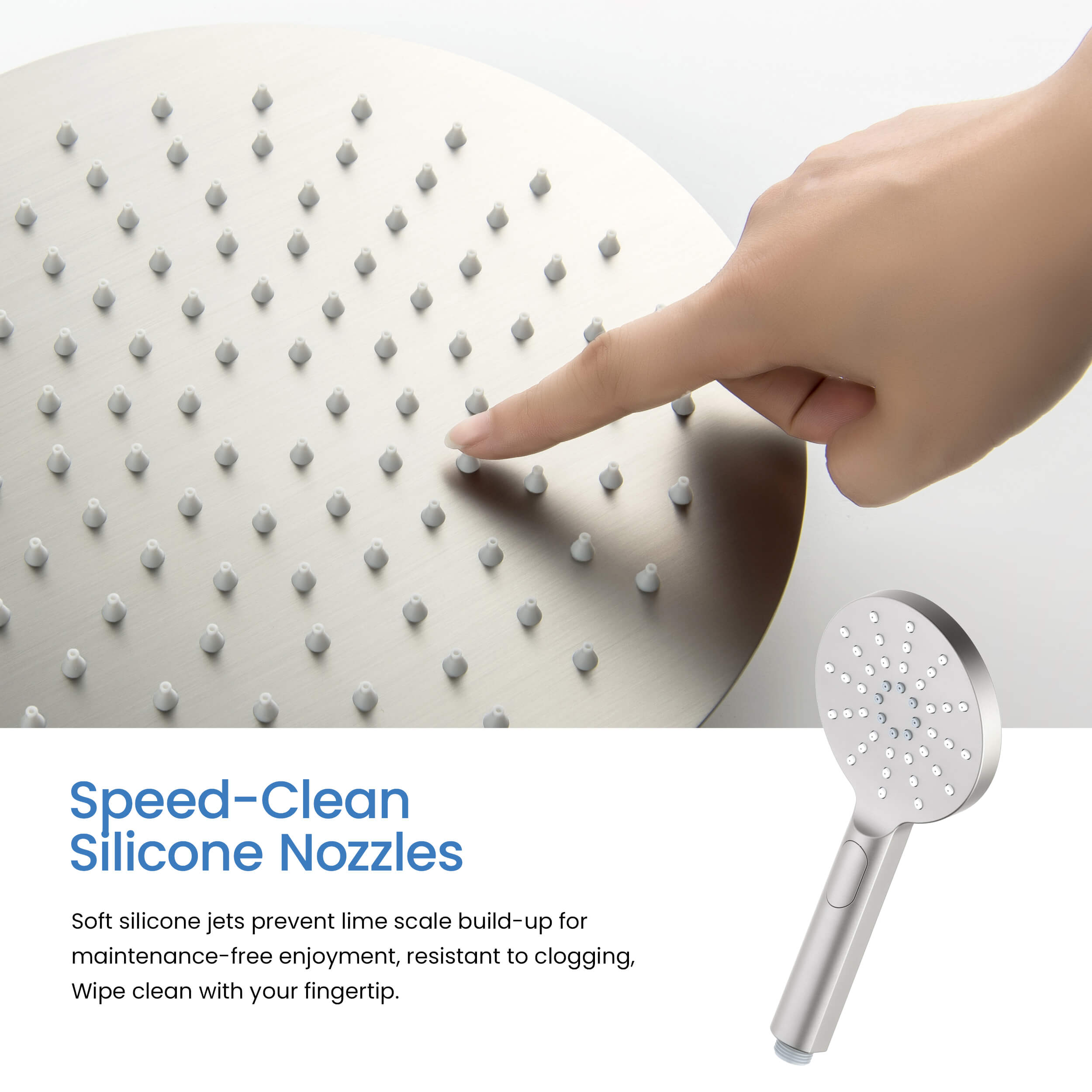 Circular Pressure Balanced 2-Function Shower Column with Rough In Valve KSC403