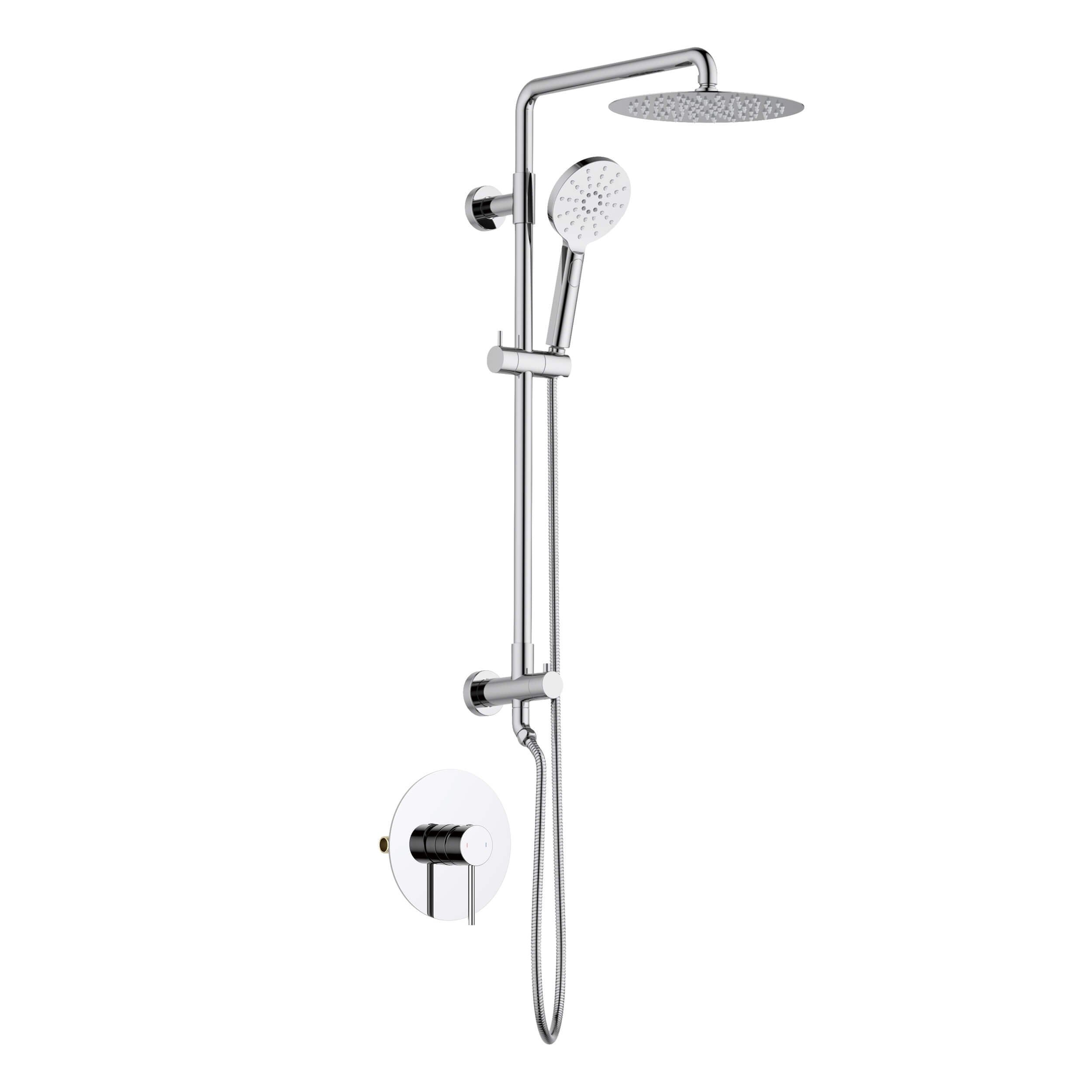 Circular Pressure Balanced 2-Function Shower Column with Rough In Valve KSC403