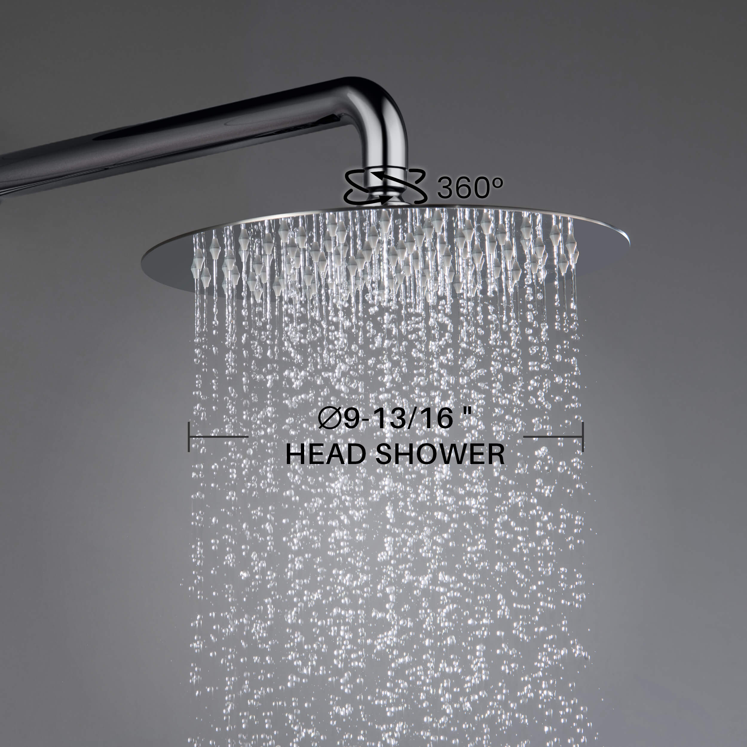 Circular Pressure Balanced 2-Function Shower Column with Rough In Valve KSC403