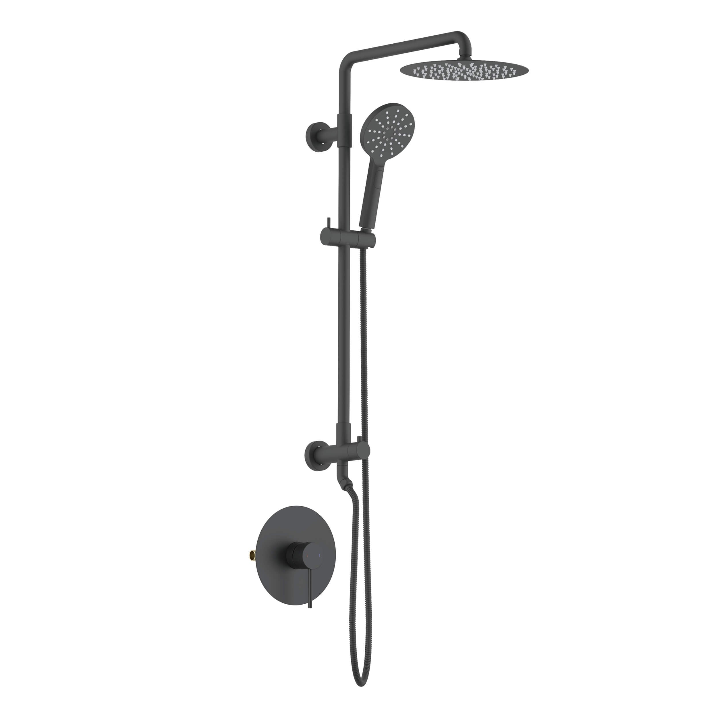 Circular Pressure Balanced 2-Function Shower Column with Rough In Valve KSC403