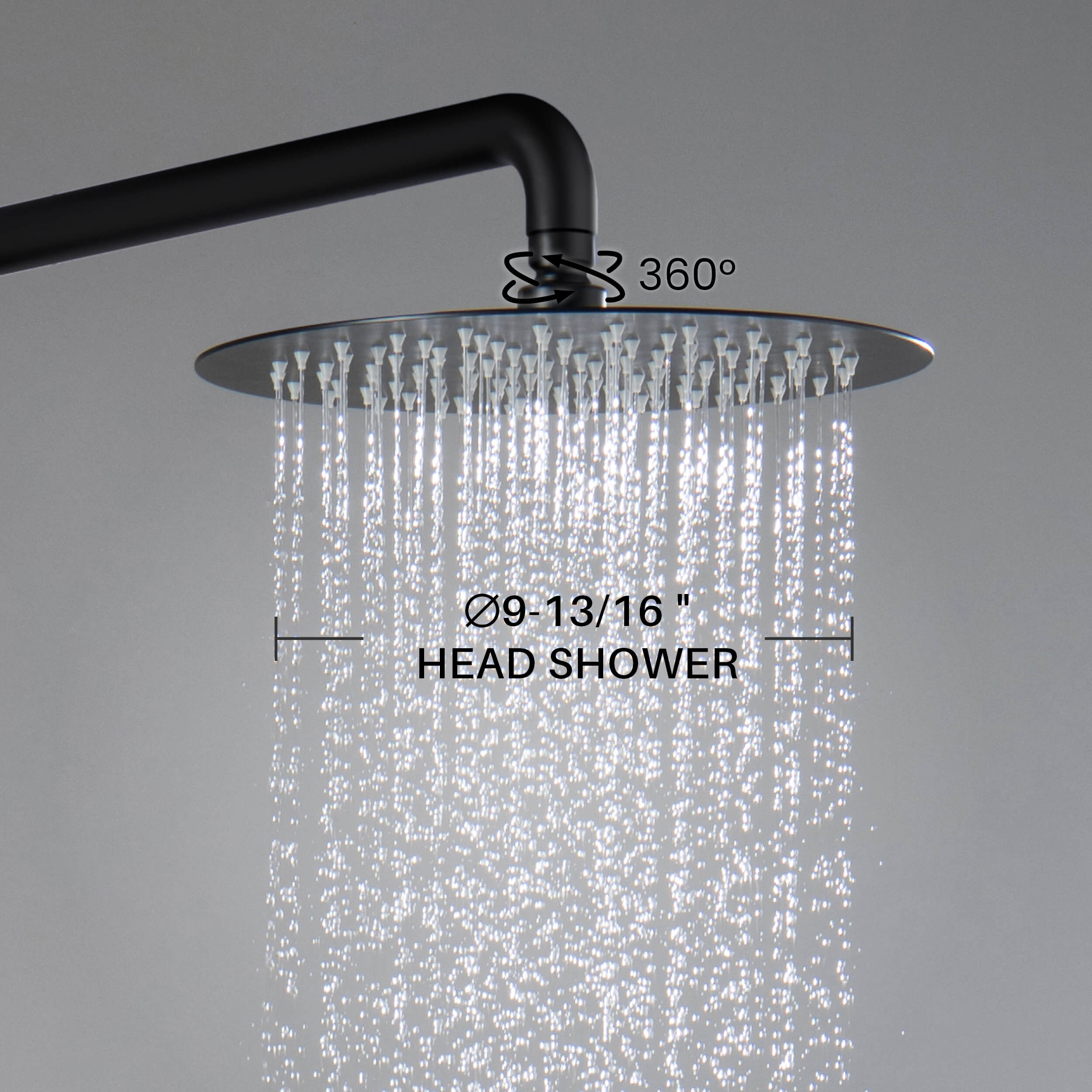 Circular Pressure Balanced 2-Function Shower Column with Rough In Valve KSC403