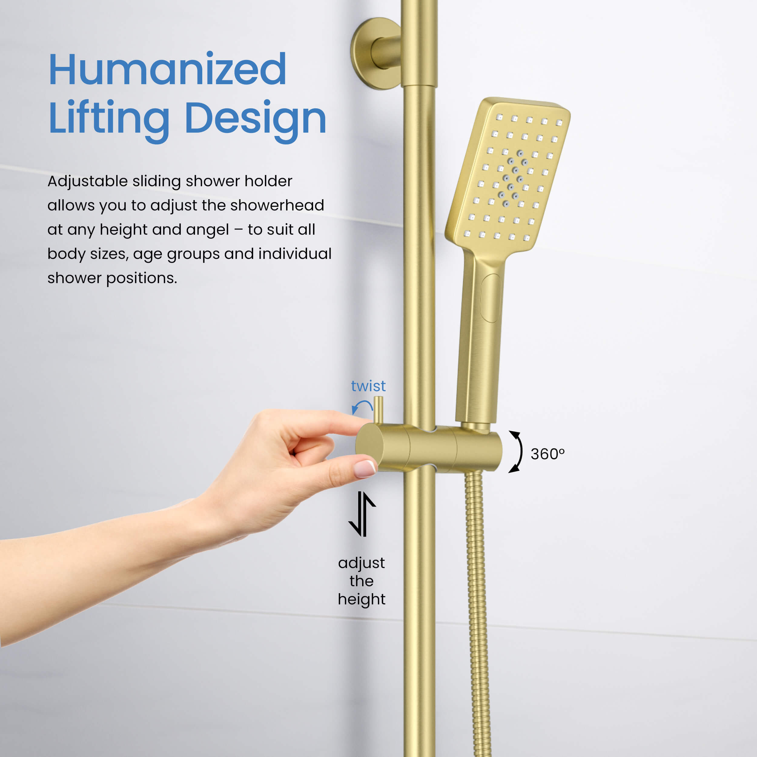 Cube Pressure Balanced 2-Function Shower Column with Rough In Valve KSC404