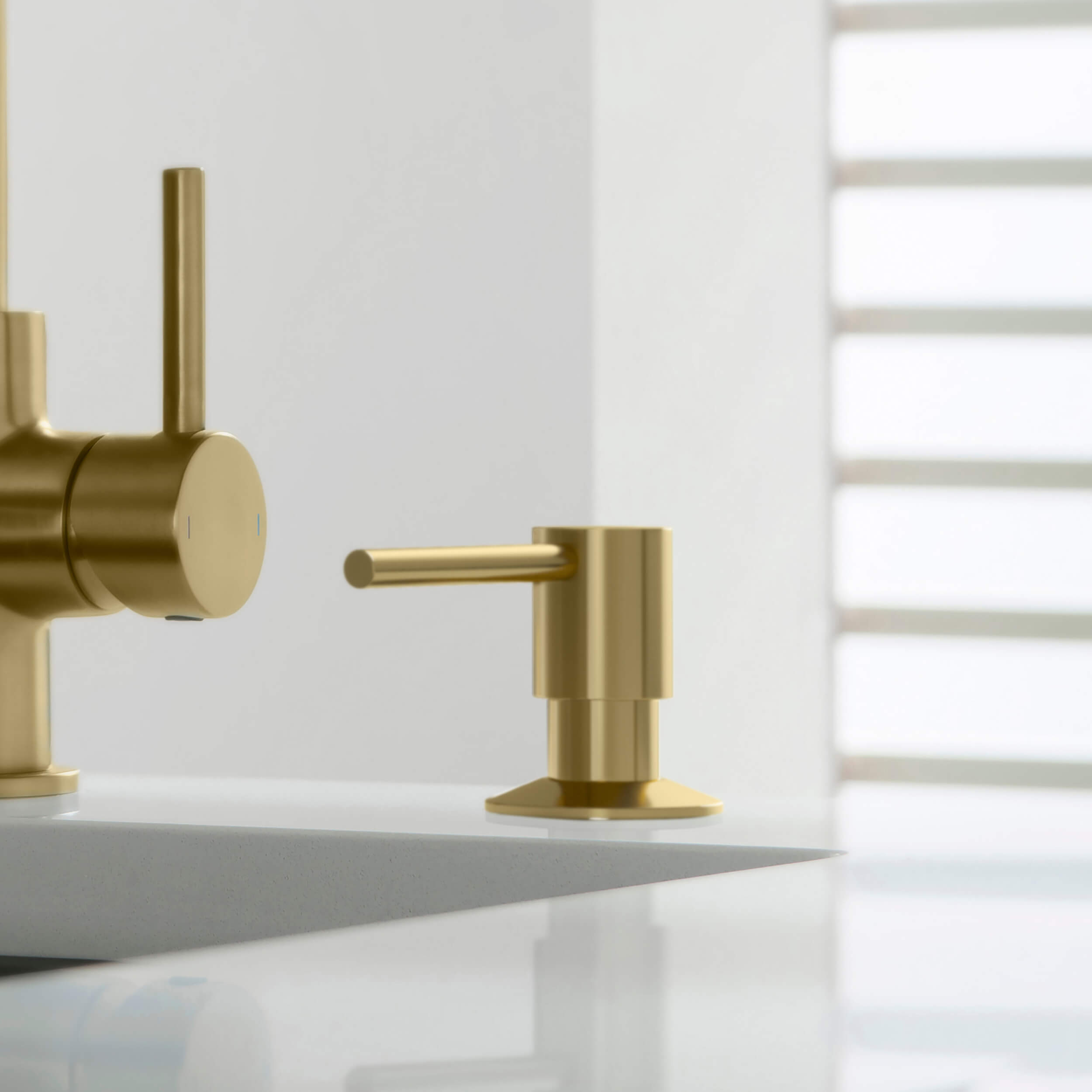 Kitchen Lead Free Solid Brass Construction Soap Dispenser - KSD100