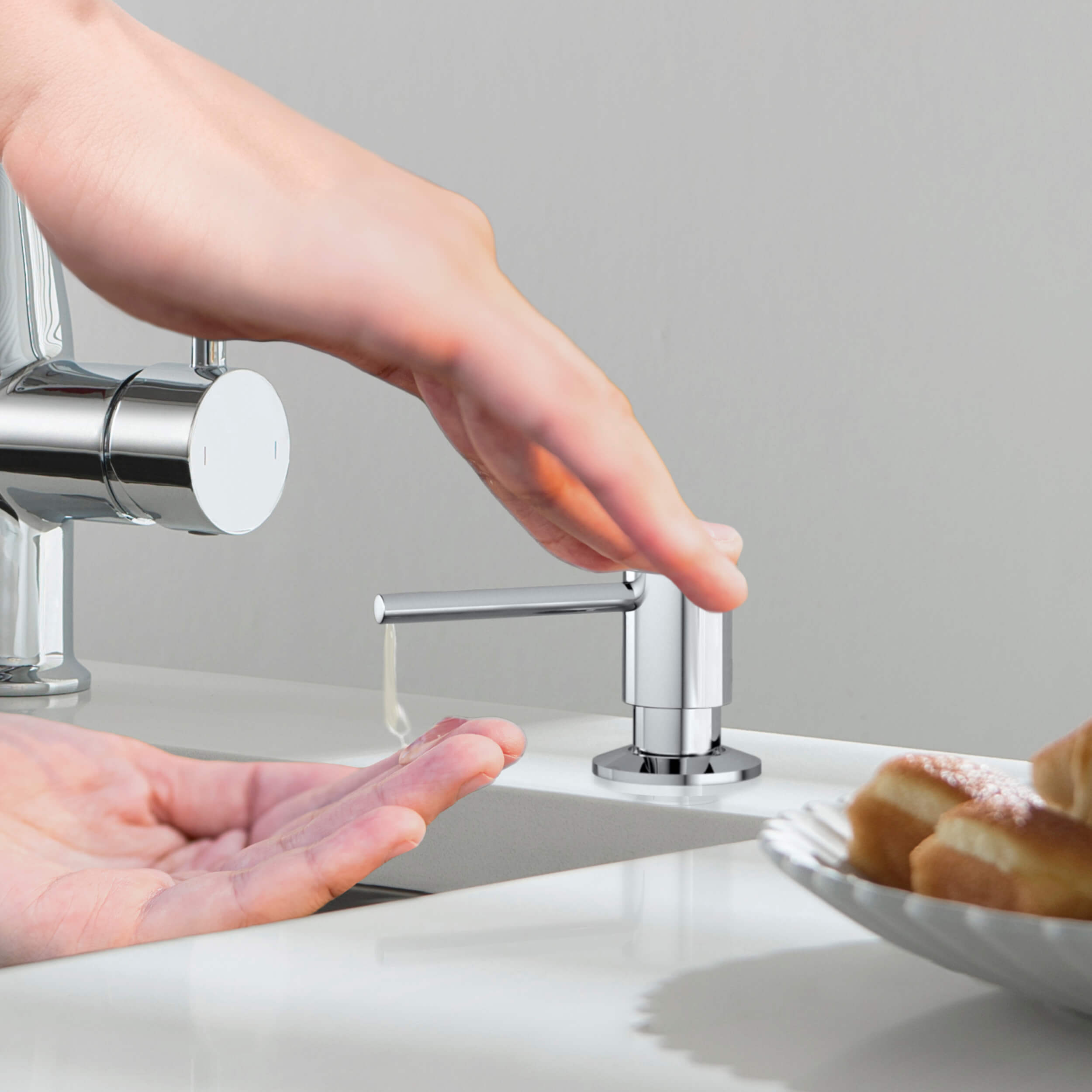Kitchen Lead Free Solid Brass Construction Soap Dispenser - KSD100
