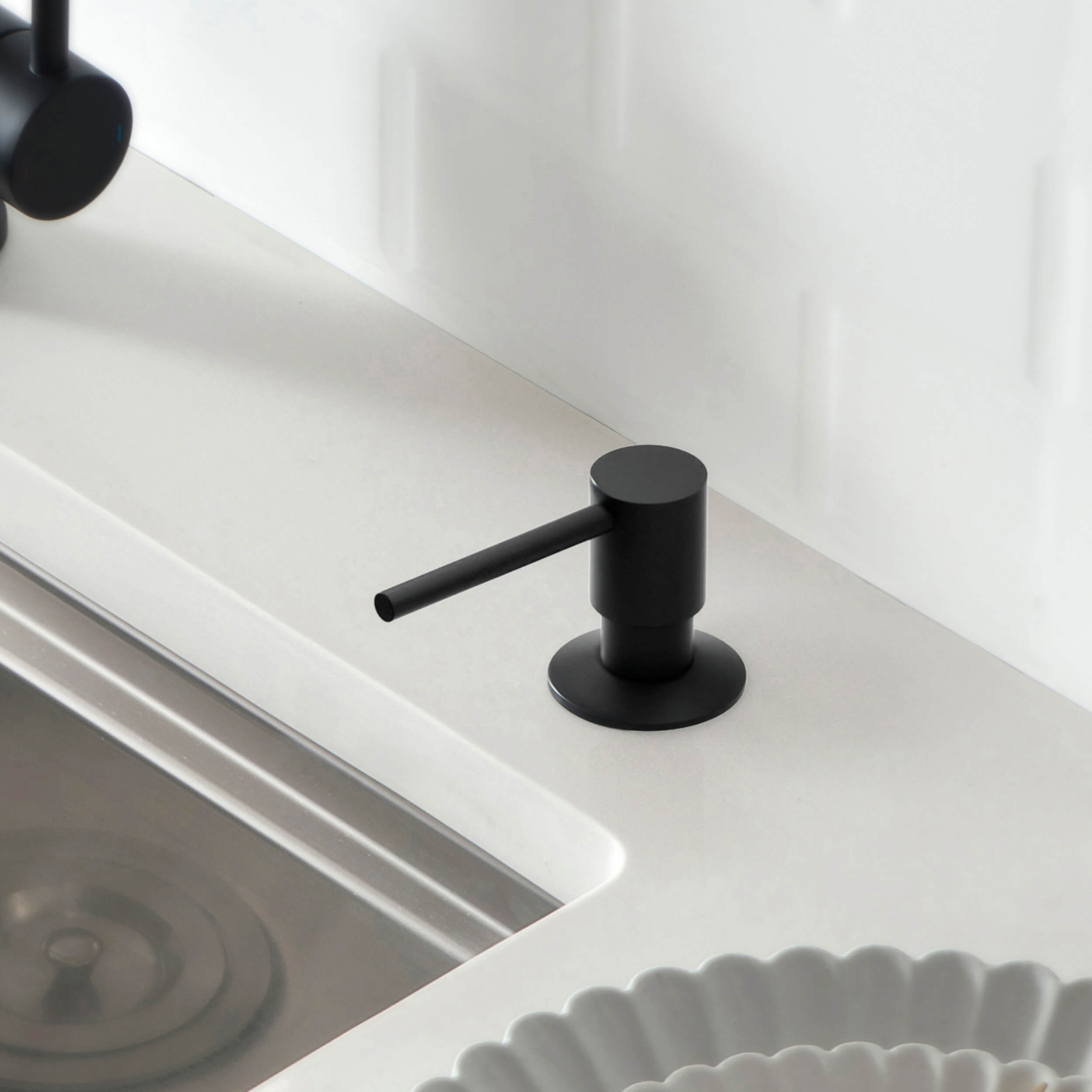 Kitchen Lead Free Solid Brass Construction Soap Dispenser - KSD100