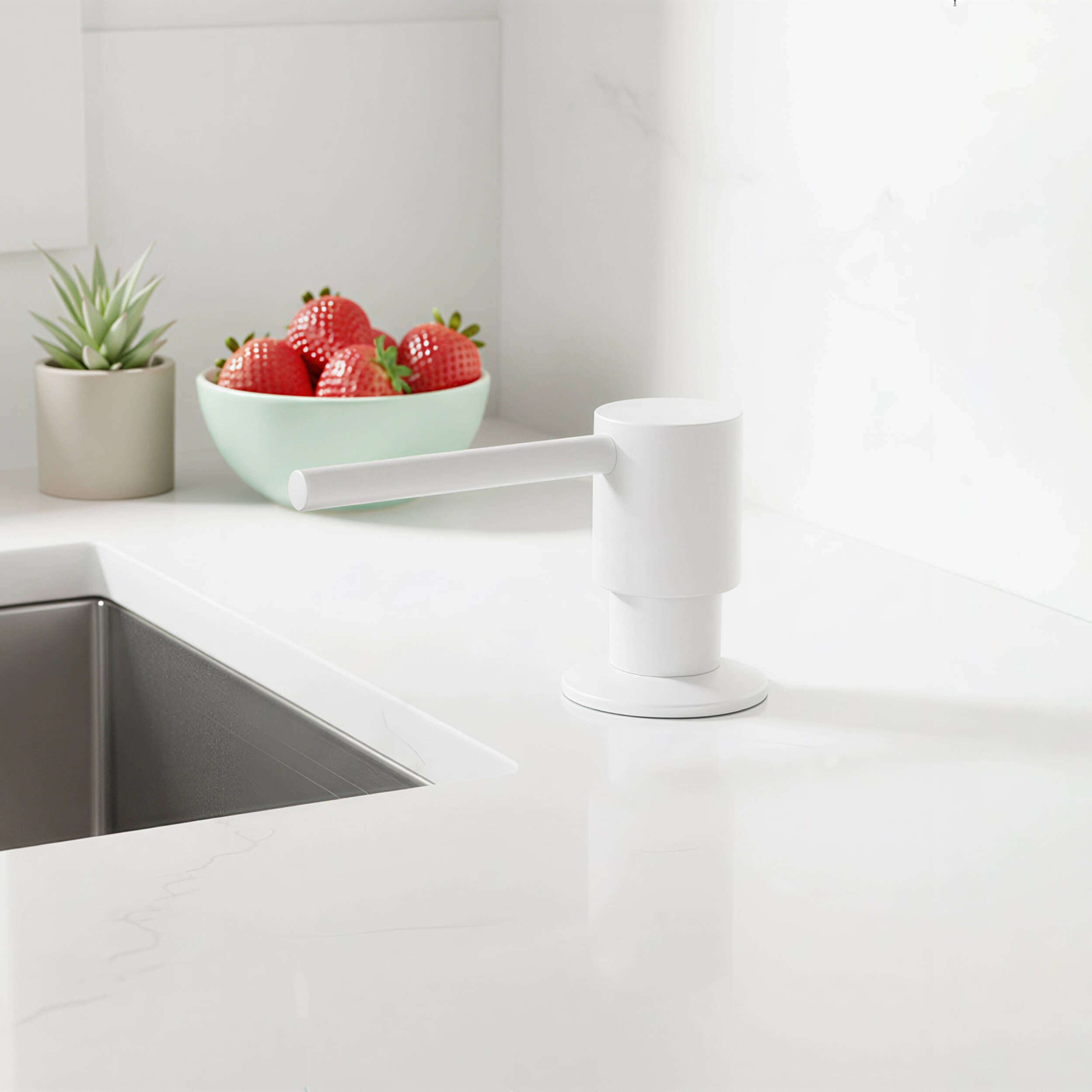 Kitchen Lead Free Solid Brass Construction Soap Dispenser - KSD100