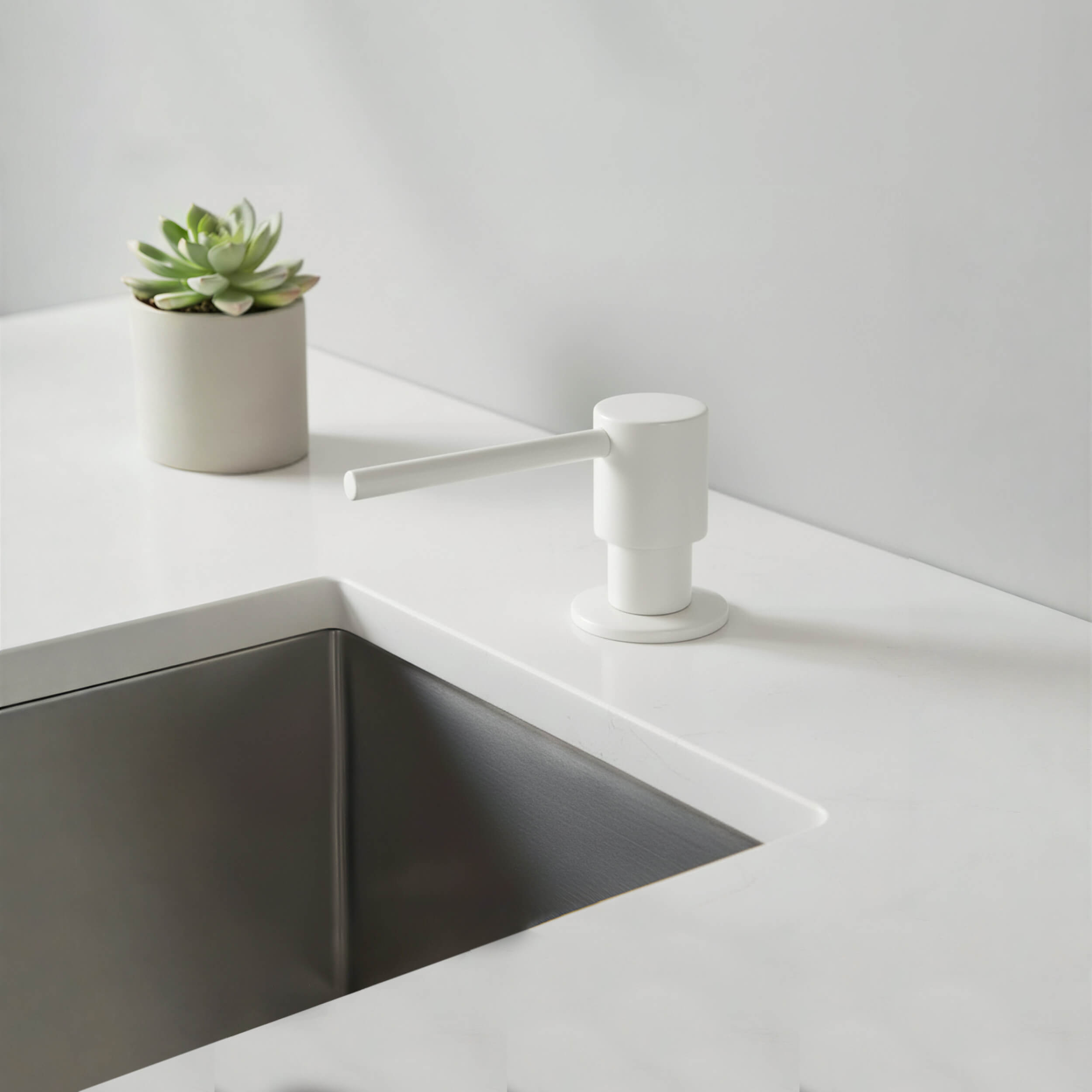 Kitchen Lead Free Solid Brass Construction Soap Dispenser - KSD100