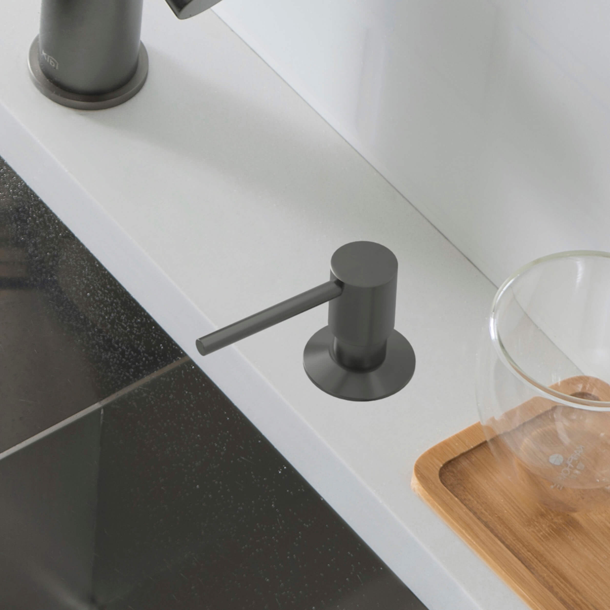 Kitchen Lead Free Solid Brass Construction Soap Dispenser - KSD100