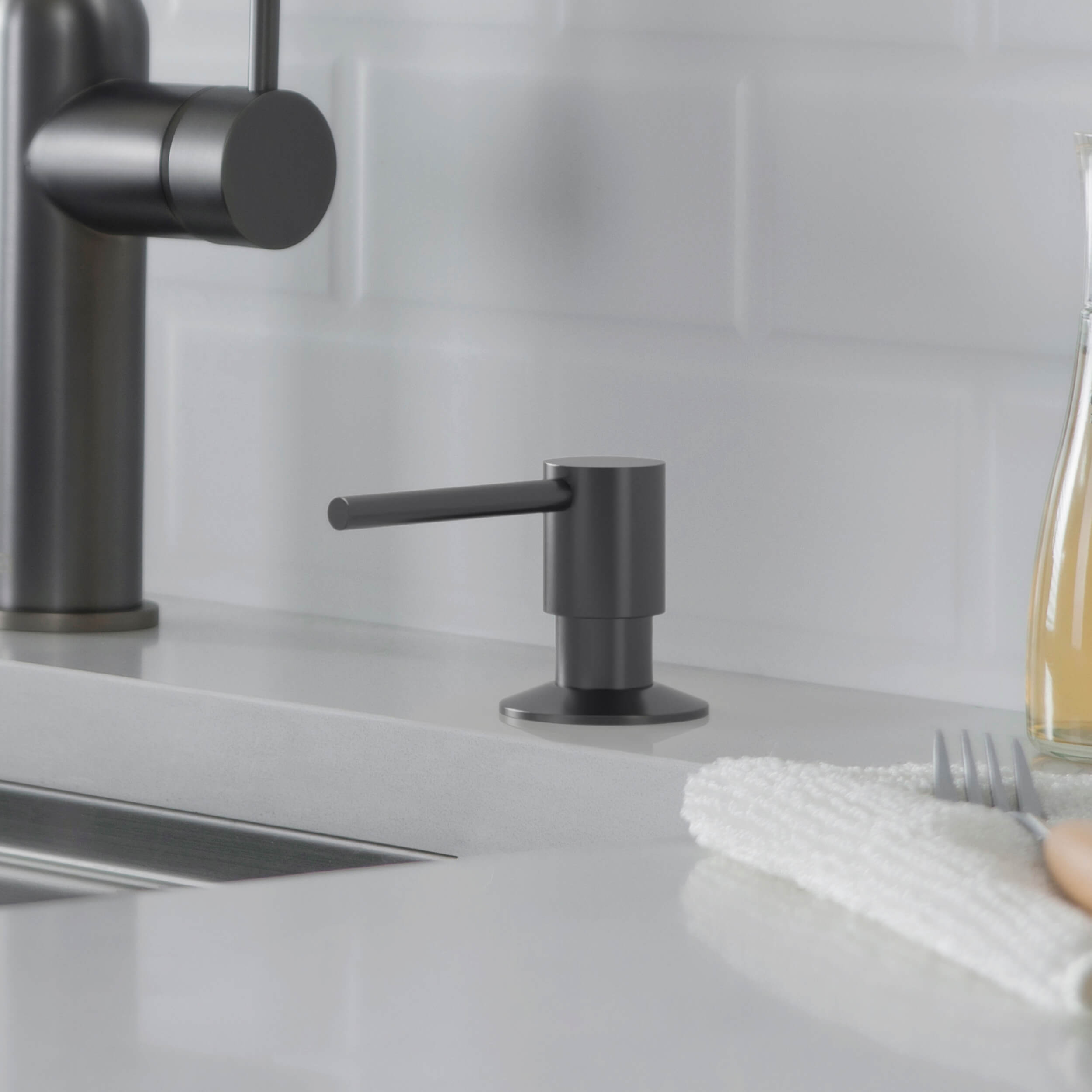 Kitchen Lead Free Solid Brass Construction Soap Dispenser - KSD100