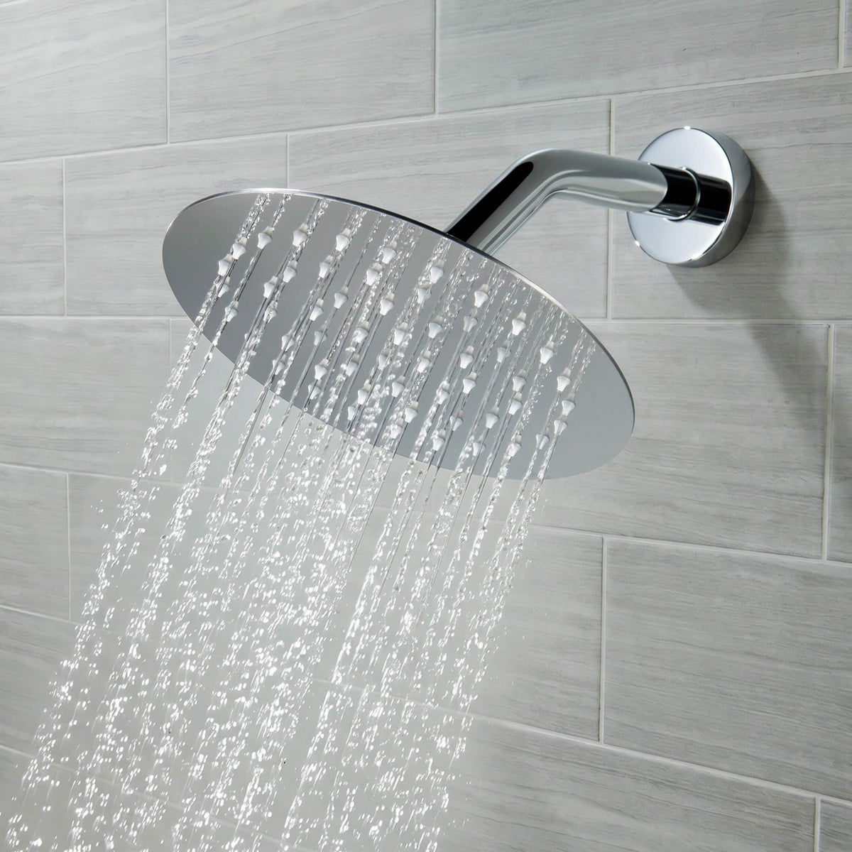 Circular Single Function Pressure Balanced Complete Shower Faucet Set - KSF4015