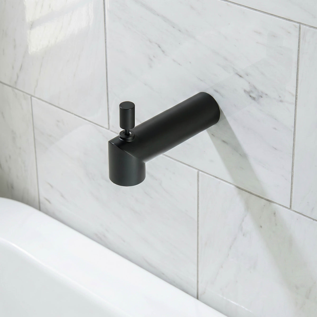 Circular Single Function Pressure Balanced Complete Shower Faucet Set with Tub Spout - KSF4016