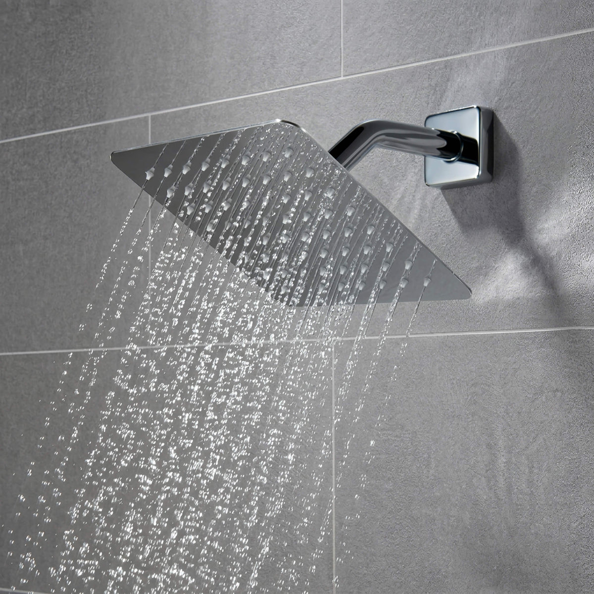 Cube Single Function Pressure Balanced Complete Shower Faucet Set - KSF4017