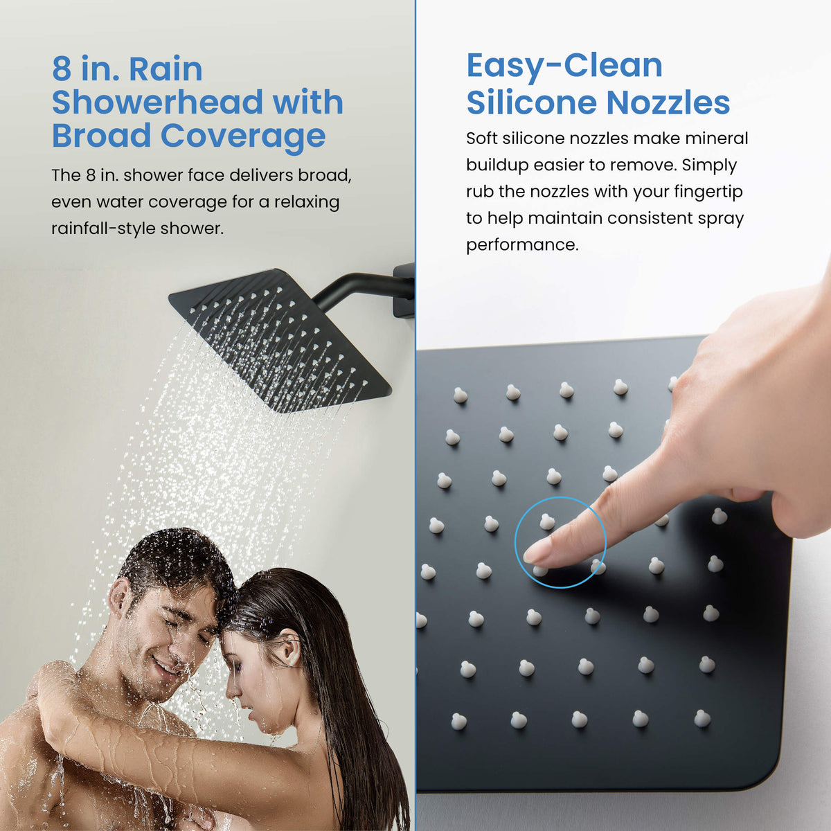Cube Single Function Pressure Balanced Complete Shower Faucet Set - KSF4017
