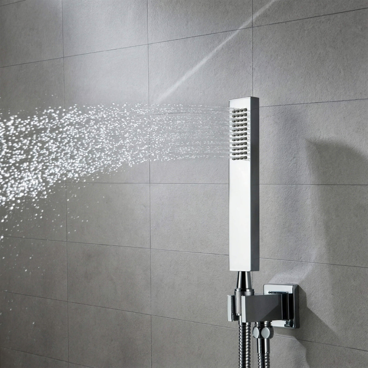 Cube 2-Function Thermostatic Complete Shower Faucet Set - KSF4024