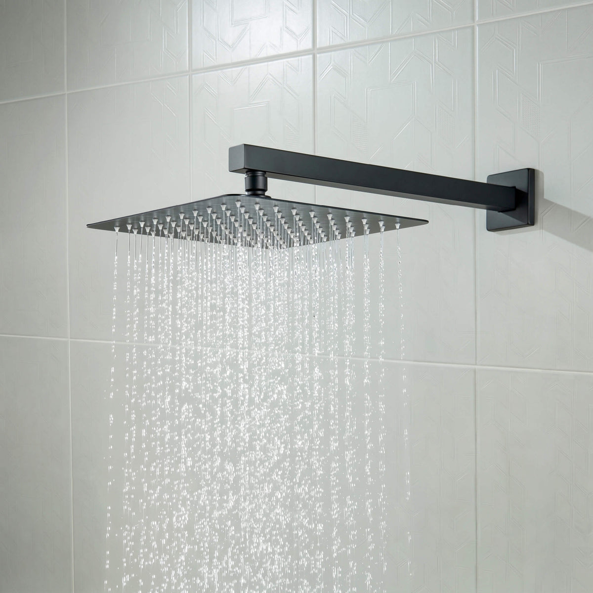 Cube 2-Function Thermostatic Complete Shower Faucet Set - KSF4024
