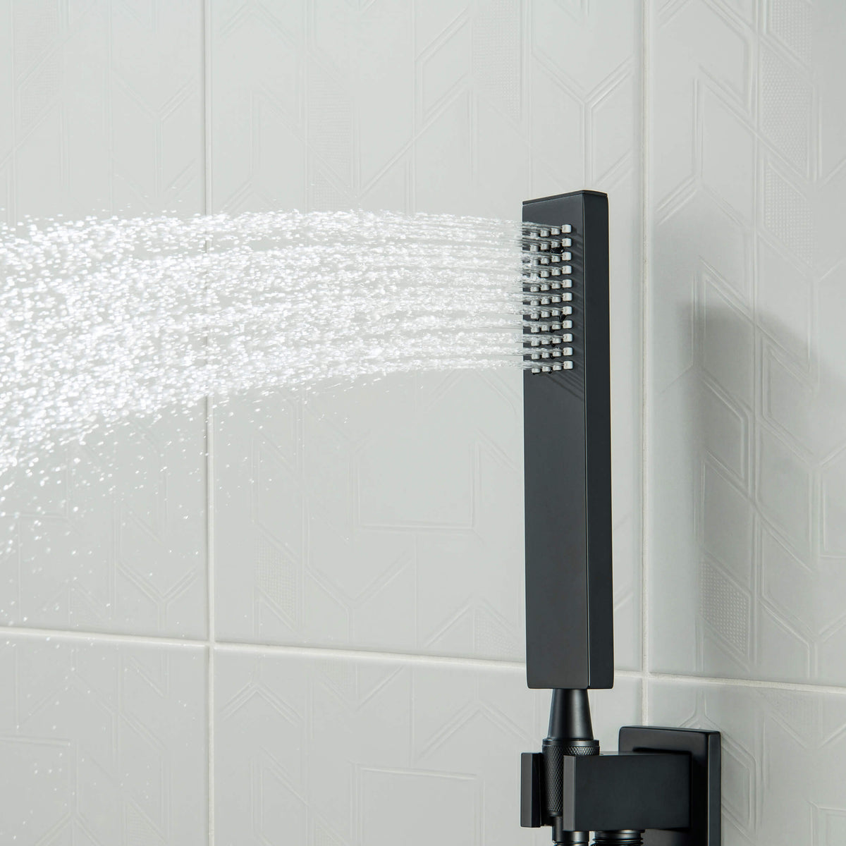 Cube 2-Function Thermostatic Complete Shower Faucet Set - KSF4024