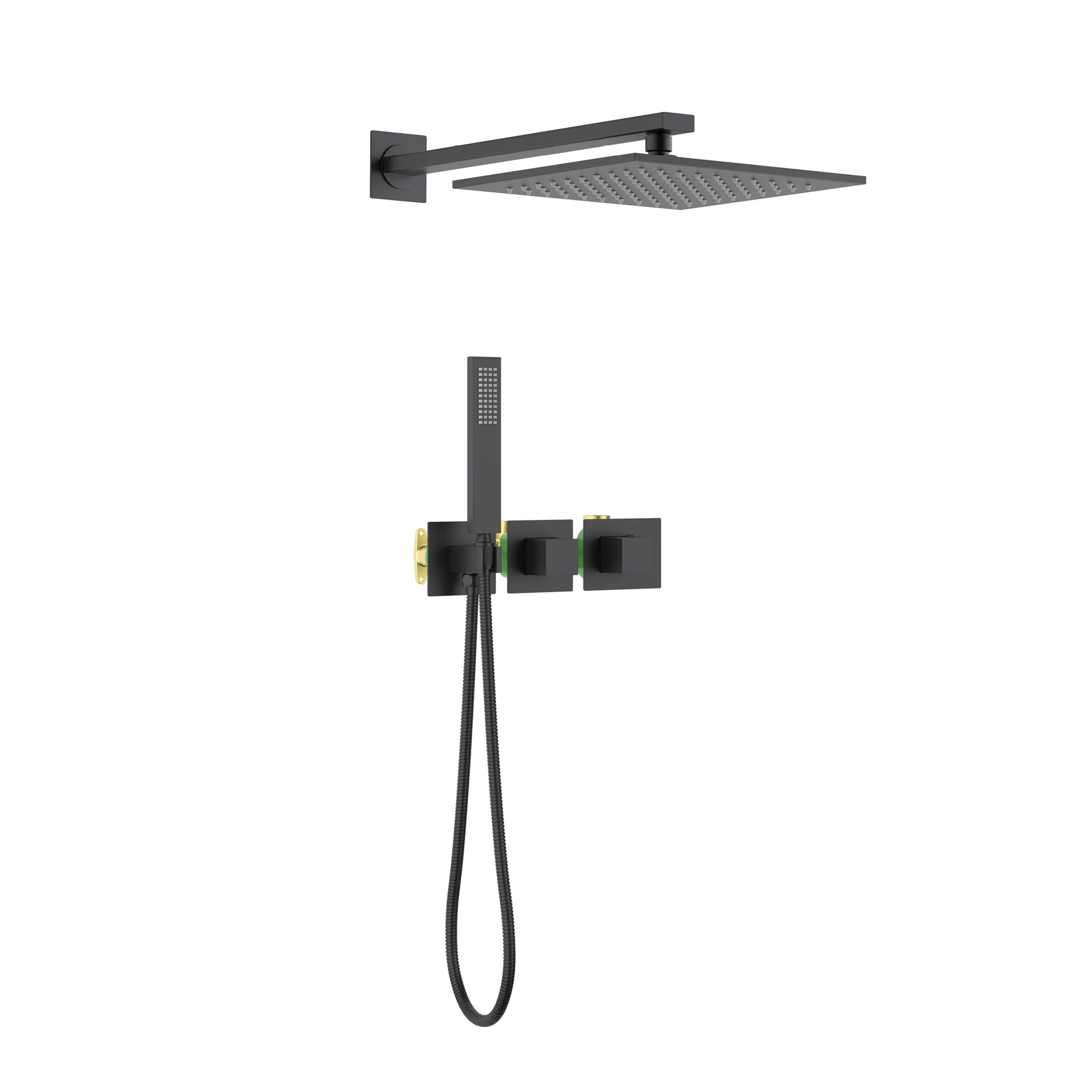 Cube 2 Function Thermostatic Shower System With Rough In Valve - KSF414
