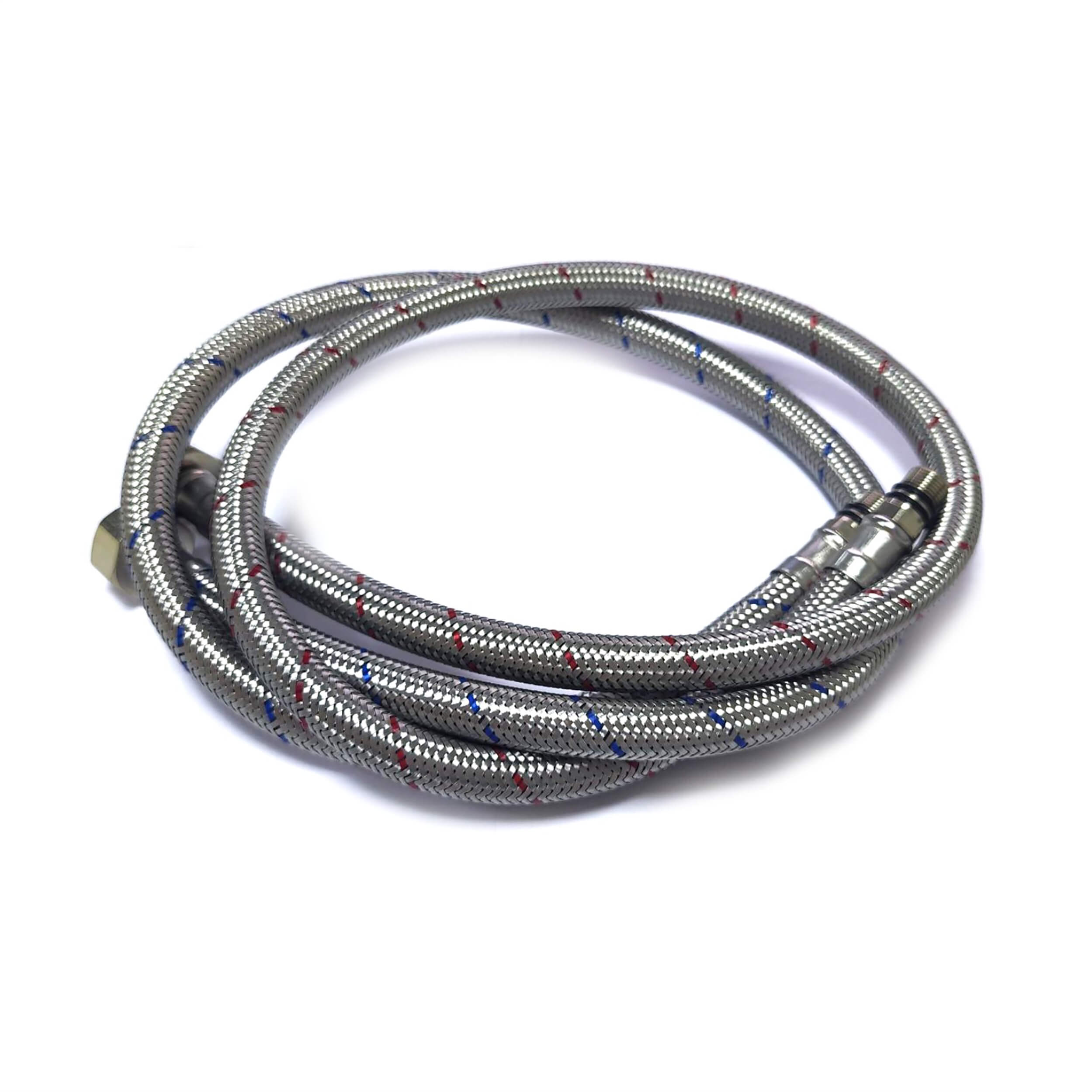 Shower & Tub Parts - G1/2 Female x M12×1 Male, 32" L Braided 304 Stainless Steel Water Supply Hose Line