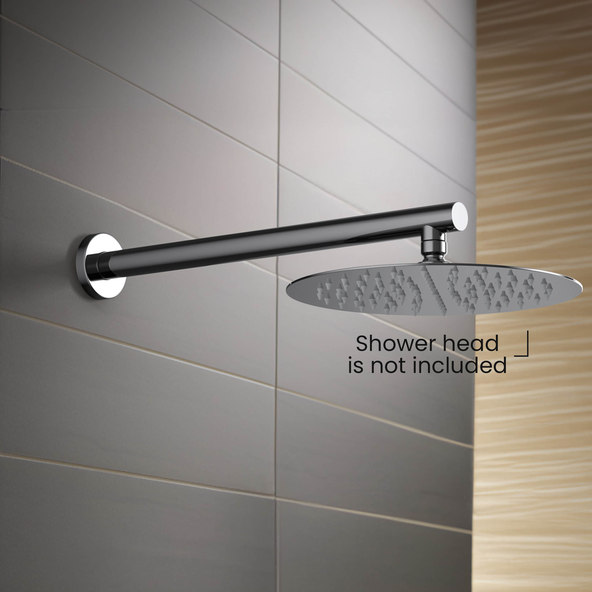 Circular 16" Wall Mounted Shower Arm SA1601