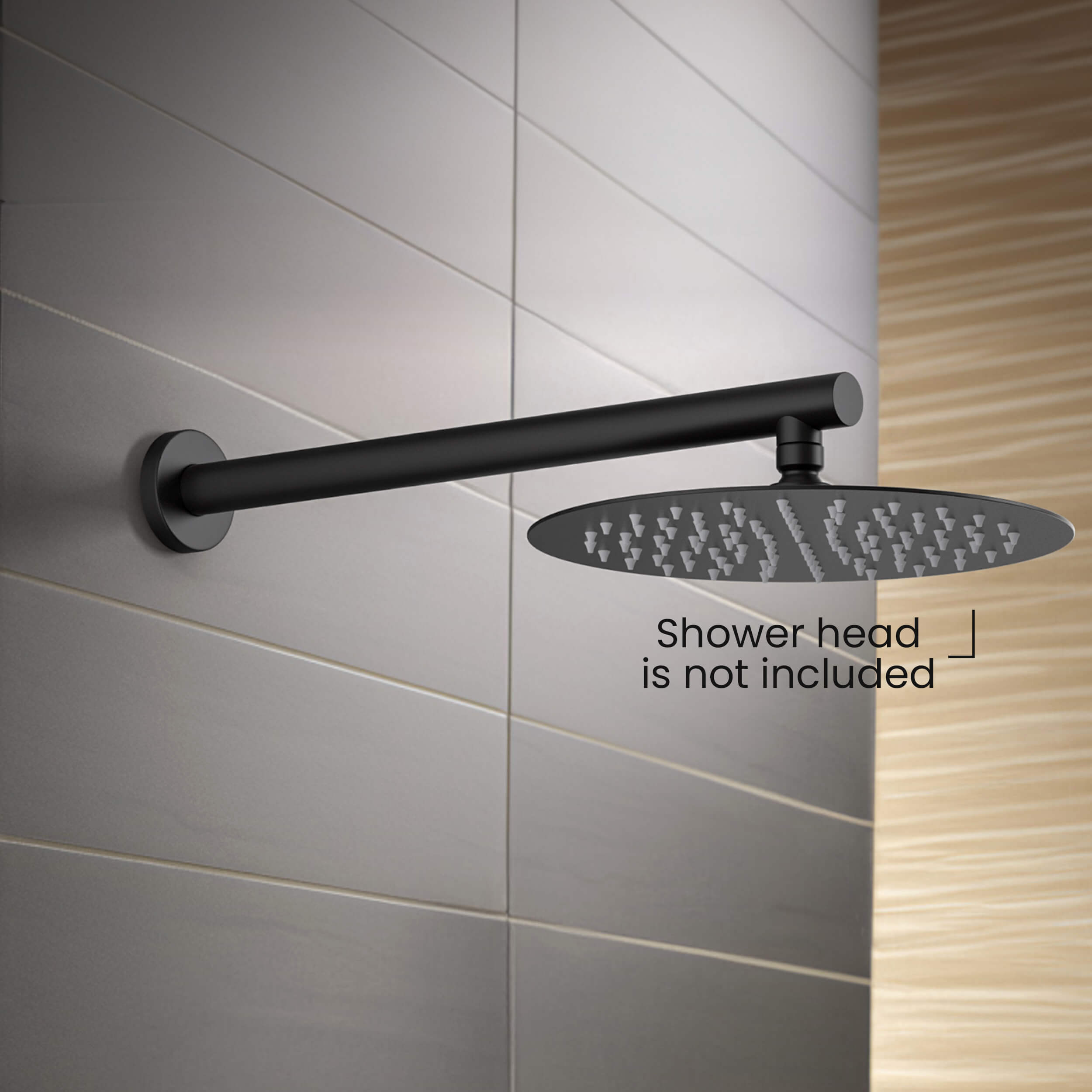 Circular 16" Wall Mounted Shower Arm SA1601