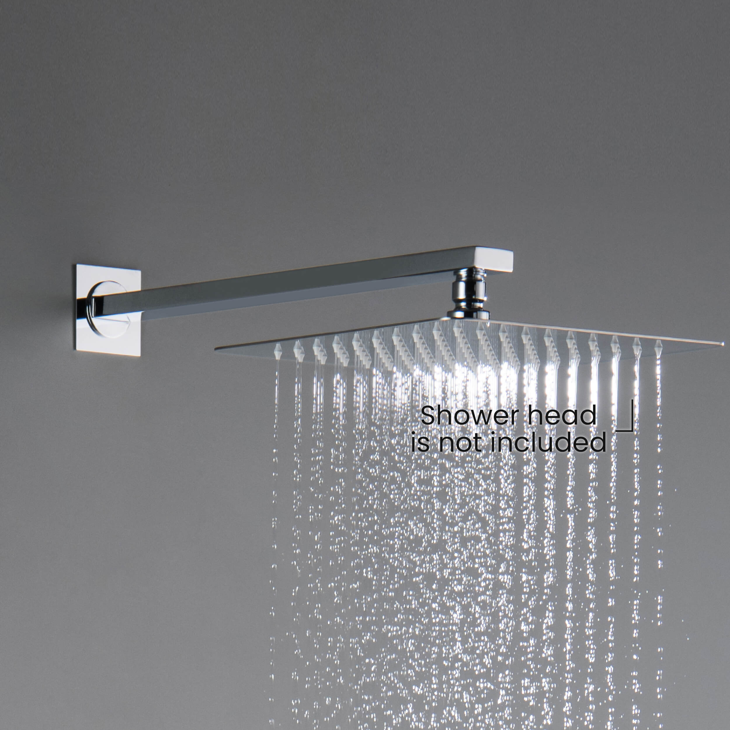 Cube 16" Wall Mounted Shower Arm SA1602