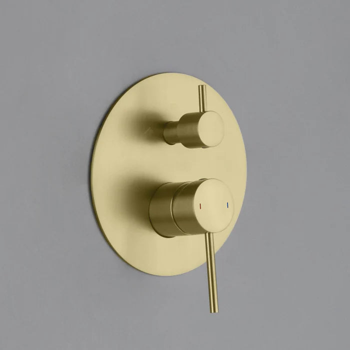 Circular 2 Function Rough-in Valve Trim Plate - SVT1-2