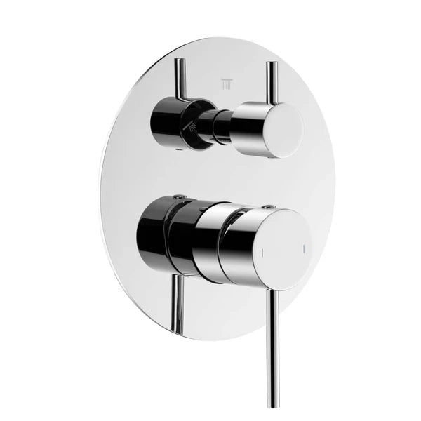 Circular 2 Function Rough-in Valve Trim Plate - SVT1-2