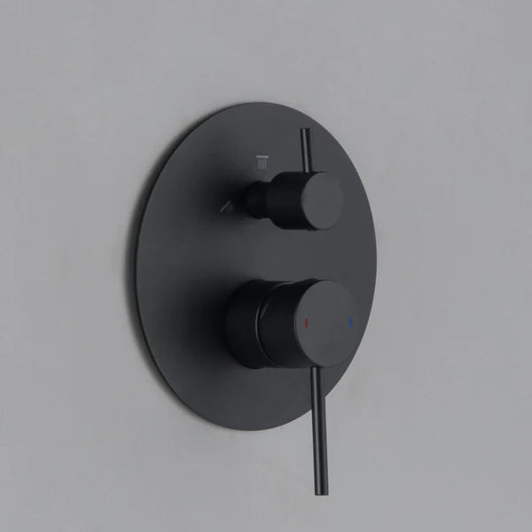 Circular 2 Function Rough-in Valve Trim Plate - SVT1-2