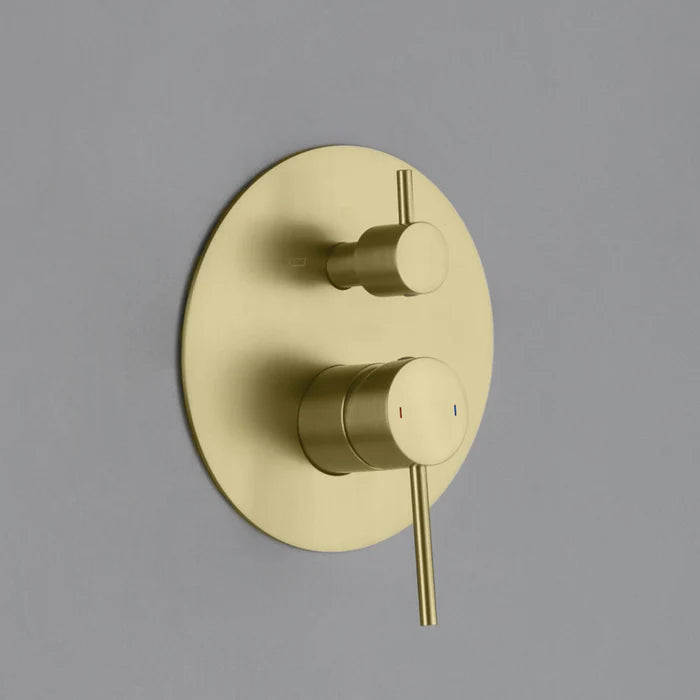 Circular 3 Function Rough-in Valve Trim Plate - SVT1-3