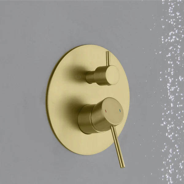 Circular 3 Function Rough-in Valve Trim Plate - SVT1-3