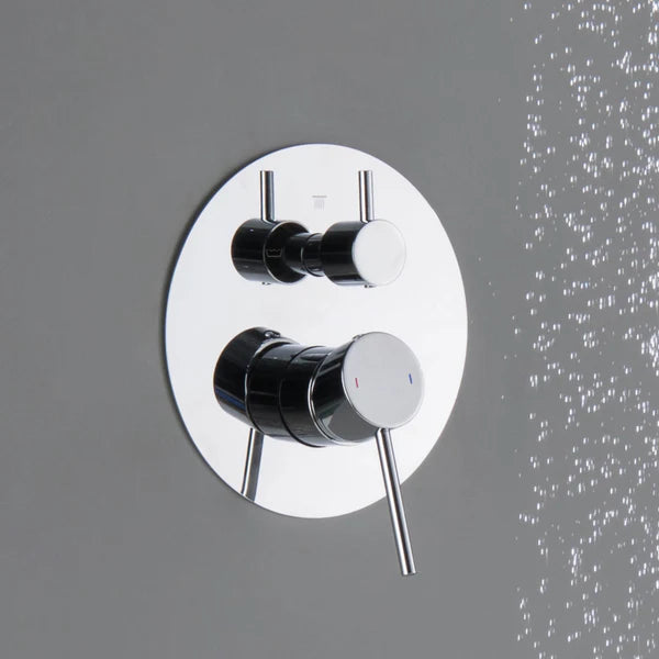 Circular 3 Function Rough-in Valve Trim Plate - SVT1-3