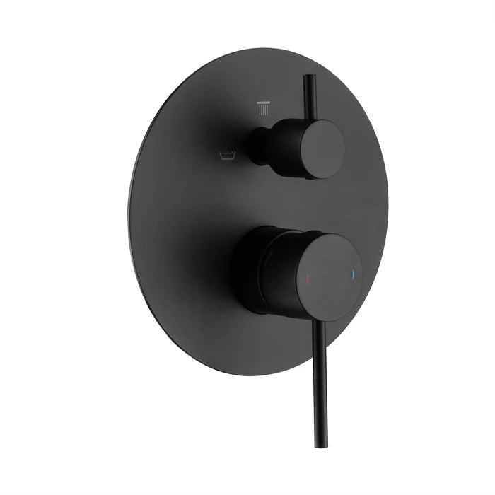 Circular 3 Function Rough-in Valve Trim Plate - SVT1-3