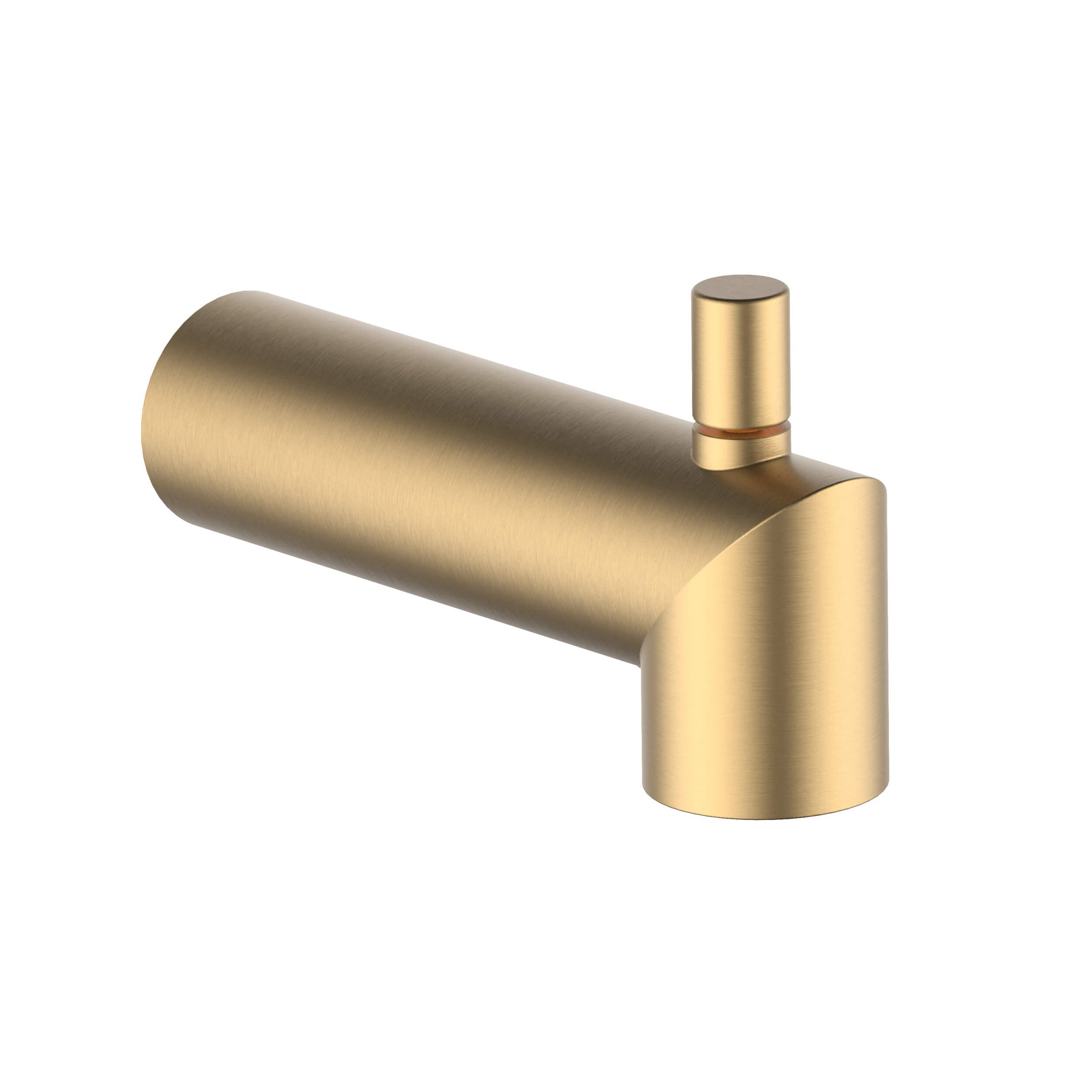 Circular Wall Mounted 1/2" Slip-On Tub Spout with Diverter - TS102