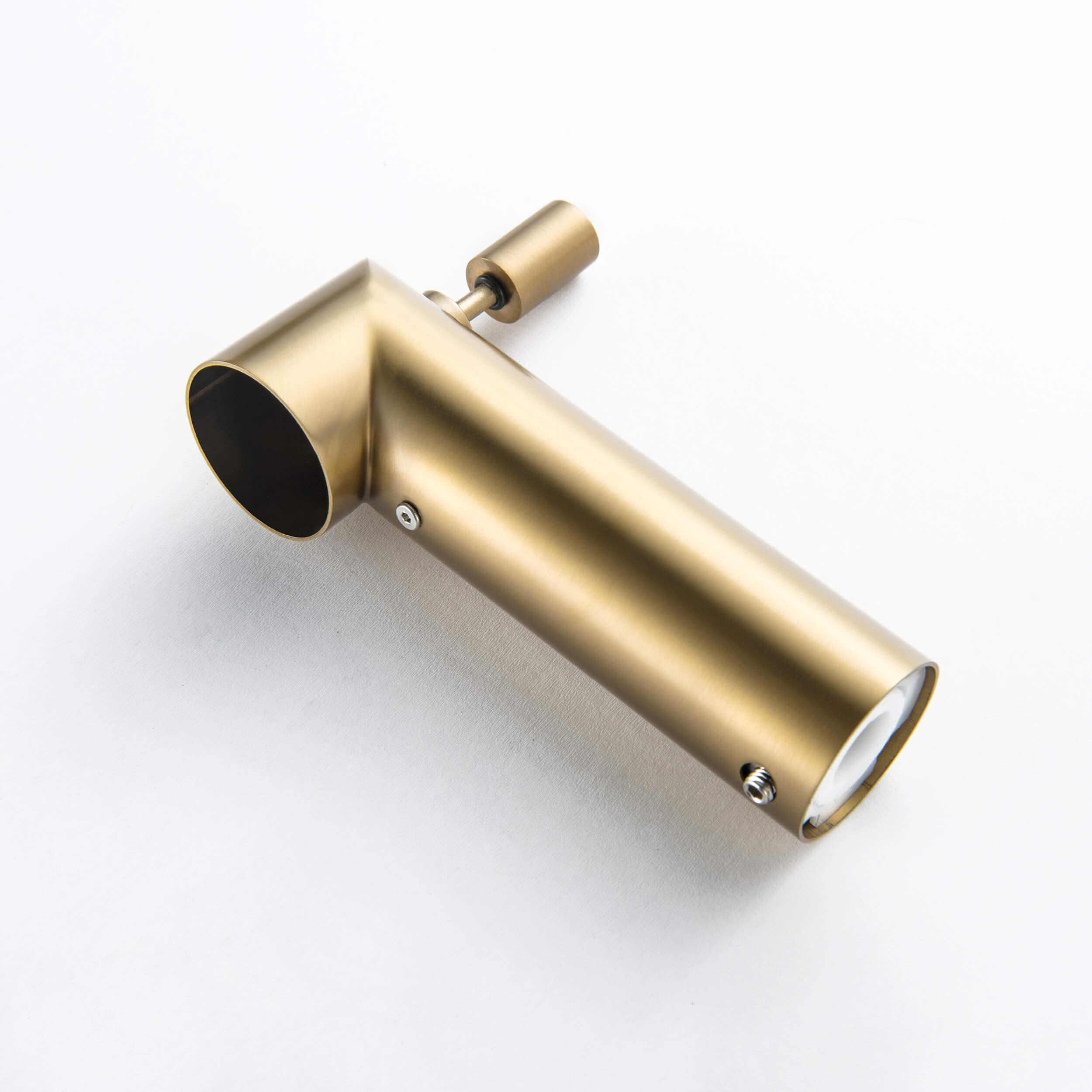 Circular Wall Mounted 1/2" Slip-On Tub Spout with Diverter - TS102