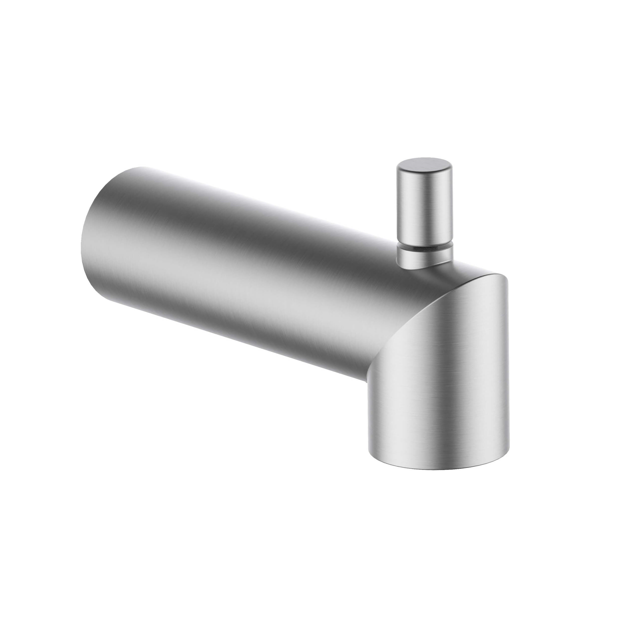 Circular Wall Mounted 1/2" Slip-On Tub Spout with Diverter - TS102