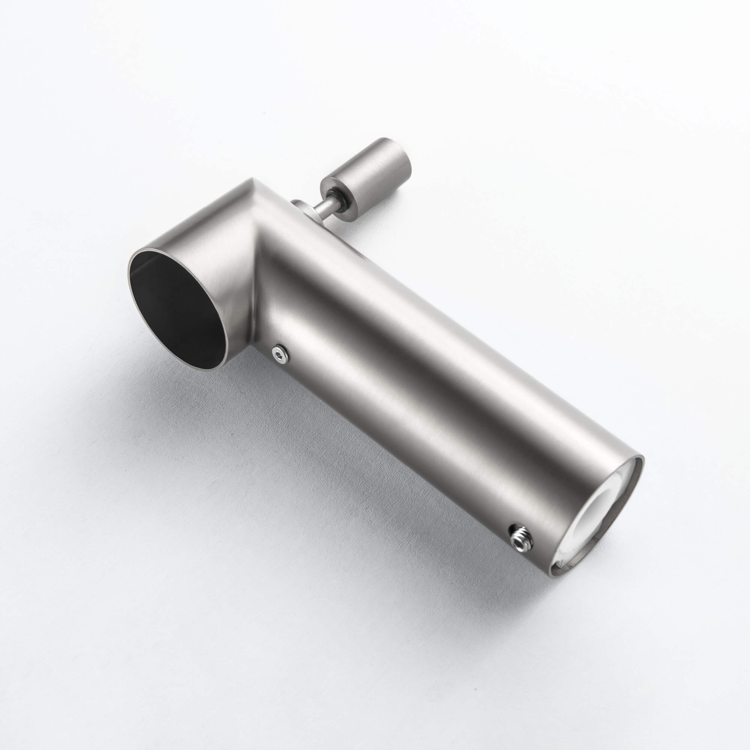 Circular Wall Mounted 1/2" Slip-On Tub Spout with Diverter - TS102