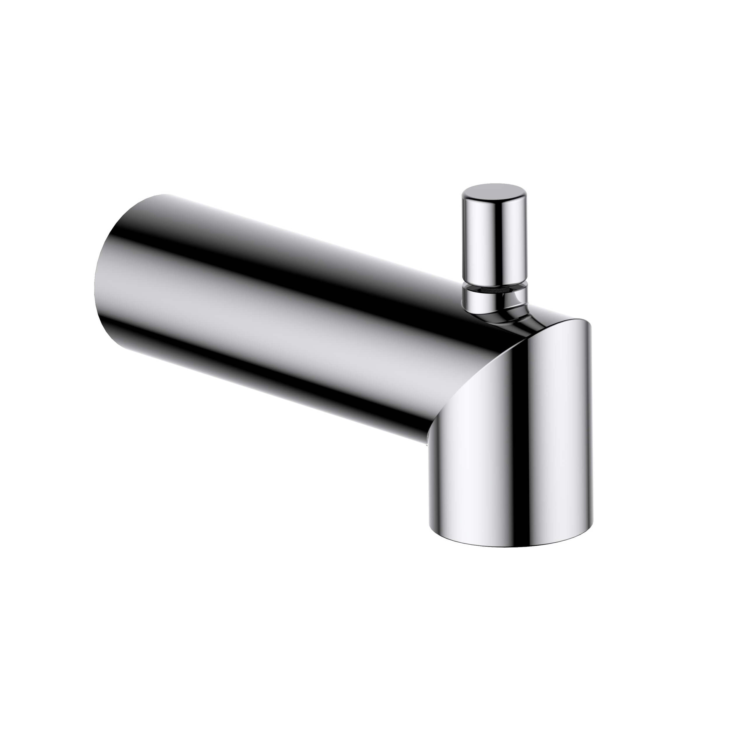 Circular Wall Mounted 1/2" Slip-On Tub Spout with Diverter - TS102