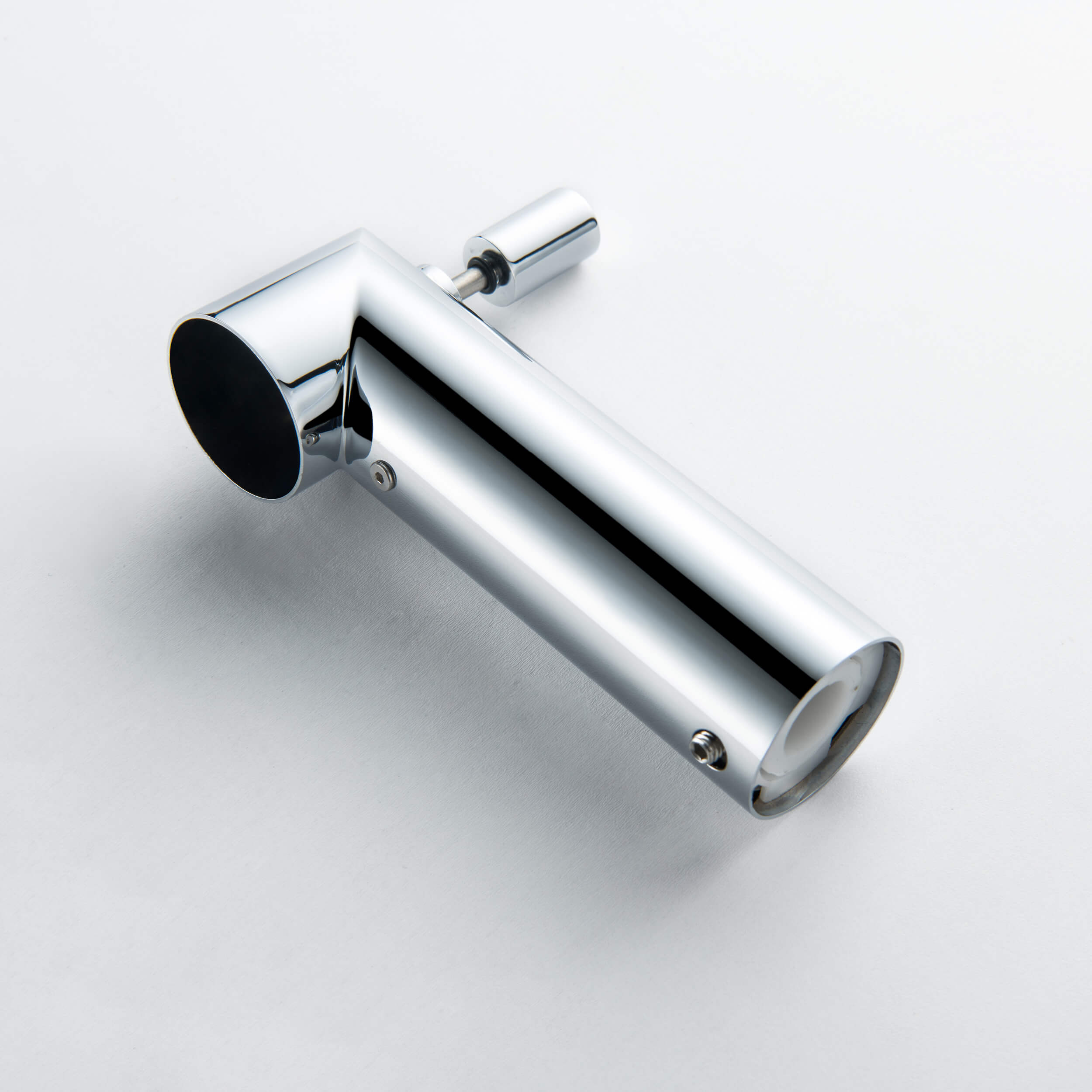 Circular Wall Mounted 1/2" Slip-On Tub Spout with Diverter - TS102